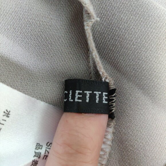 Japanese Brand "Clette" Ruffle Neck Maxi Dress - Size L - Picture 6 of 7